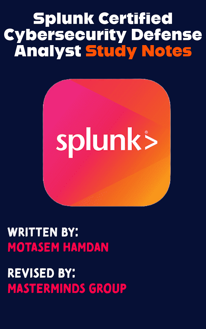 Splunk Certified Cybersecurity Defense Analyst Study Notes — SPLK 5001